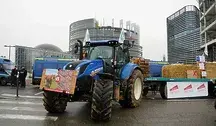 Protest rolników w Strasburgu