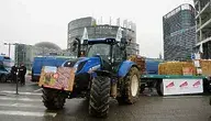 Protest rolników w Strasburgu