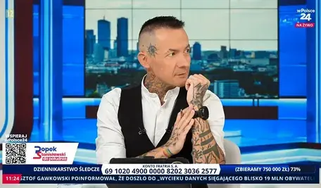 Poseł Marcin Józefaciuk na antenie telewizji wPolsce24