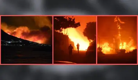 Pożar w Chorwacji