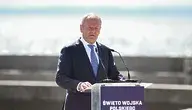 Premier Donald Tusk podczas przemówienia w Gdyni