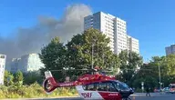 Dramat w Friedrichshain. Ogień w 18-piętrowym budynku, ewakuowano 115 osób