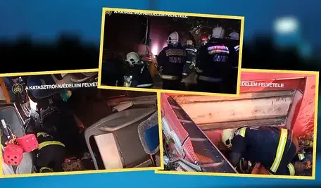 Akcja ratunkowa węgierskich strażaków