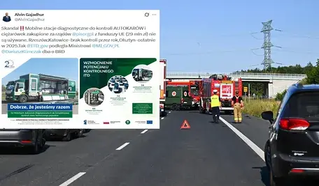 Skandal z kontrolami autokarów i ciężarówek! Nowoczesny sprzęt za 29 mln zł stoi bezużyteczny? Gajadhur ujawnia szokujące dane.