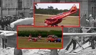 Zabytkowy samolot DH.88 Comet, który zwyciężył w wyścigu do Australii, rozbił się podczas lądowania