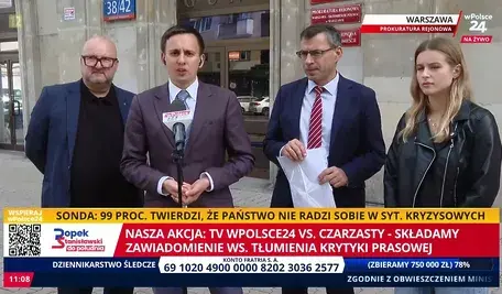 Nasi redaktorzy informują prokuraturę o podejrzeniu popełnienia przestępstwa przez Czarzastego