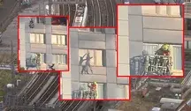 Ofiara pożaru na 11 piętrze musiała skakać do strażackiego kosza, bo drabina sięgała tylko do 9 piętra