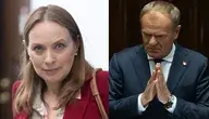 Katarzyna Pełczyńska-Nałęcz i Donald Tusk
