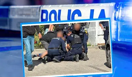 Po godzinnych negocjacjach mężczyzna został obezwładniony i przetransportowany do szpitala