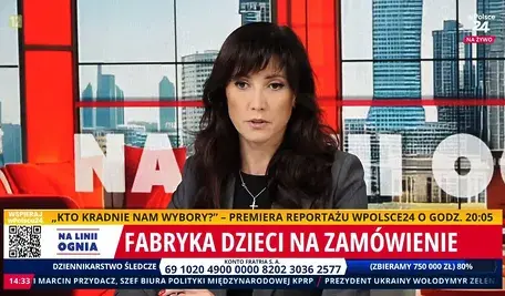 Ewa Zajczkowska-Hernik w studio wPolsce24