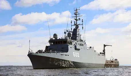 Niszczyciel ORP Albatros był zagłuszany przez obce, najprawdopodobniej rosyjskie służby