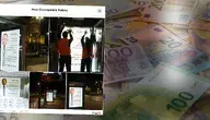 Screen za FB dokumentujące akcję Greenpeace i euro w tle