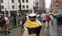 Frytki belgijskie w Brukseli - dotąd smakowały, ale w tym roku mogą stracić na jakości