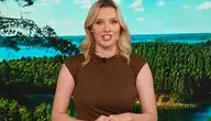 Łucja Nalewajk przedstawia prognozę pogody widzom telewizji wPolsce24 