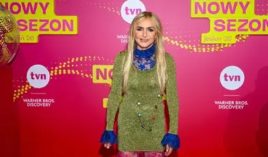 Monika Olejnik podczas prezentacji jesiennej ramówki TVNu pokazała się w sukience Saint Lauren