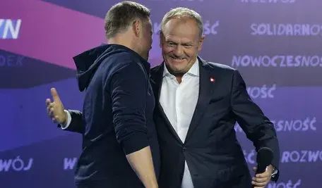 Rafał Trzaskowski i Donald Tusk