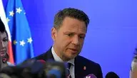 Konferencja prasowa z udziałem Rafała Trzaskowskiego