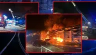 W Gdyni wybuchł ogromny pożar hurtowni zabawek