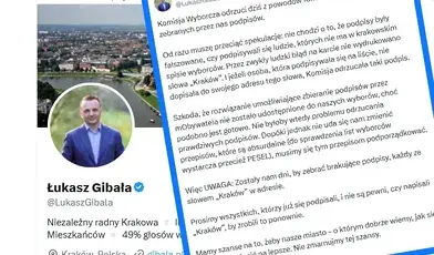 Czy urzędnicy wybiorą prezydenta? Tysiące podpisów Gibały w koszu, a sztab w szoku