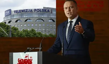 Prezydent Karol Nawrocki i siedziba TVP