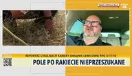 Redaktor Piotr Czyżewski znalazł fragmenty rakiety