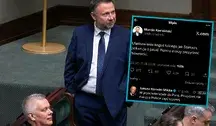 Marcin Kierwińśki na sali sejmowej