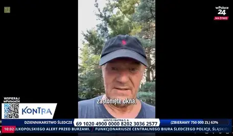 Nieogolony Donald Tusk biega po parku. Wygląda jak żul albo niechluj.