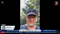Nieogolony Donald Tusk biega po parku. Wygląda jak żul albo niechluj.