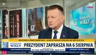 Mariusz Błaszczak w rozmowie z Marcinem Wikłą