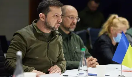 Wołodymyr Zełeński podcza spotkania z polską delegacją