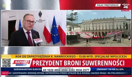 Senator Grzegorz Bierecki ocenił rok prezydentury Karola Nawrockiego