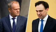 Donald Tusk i Andrzej Domański