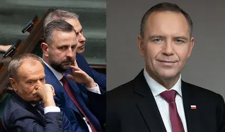 Donald Tusk, Władysław Kosiniak-Kamysz i Karol Nawrocki