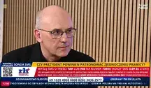 Ksiądz biskup Radosław Zmitrowicz w rozmowie z Ryszardem Czarneckim