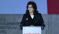 Westerplatte 1 września 2026: prezydent Gdańska Aleksandra Dulkiewicz za mównicą opłakuje sowieckie ofiary Leningradu, zapominając o polskich bohaterach, którzy 87 lat temu stanęli do walki z niemieckim najeźdźcą.