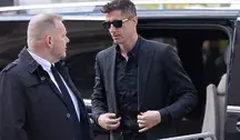 Robert Lewandowski podczas ostatniej wizyty w Polsce na pożegnaniu Jacka Magiery