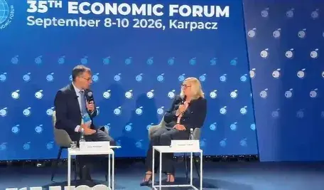 Jacek Karnowski i Agnieszka Glapiak 