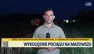 Wypadek pociągu na Mazowszu. Relacja Pyrzanowskiego