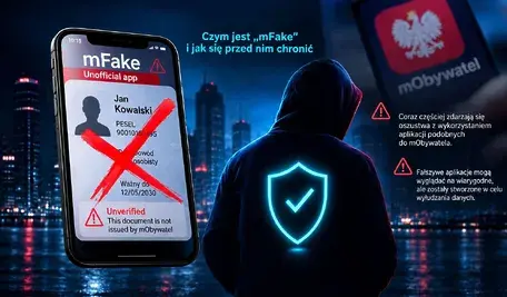 W sieci narasta niezwykle groźny proceder handlu podróbkami państwowej aplikacji mObywatel. Pod nazwami takimi jak „mFake” czy „Fake mObywatel” oszuści oferują narzędzia, które do złudzenia przypominają rządowy system cyfrowej tożsamości.