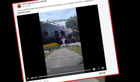 Niebezpieczna sytuacja w łodzi