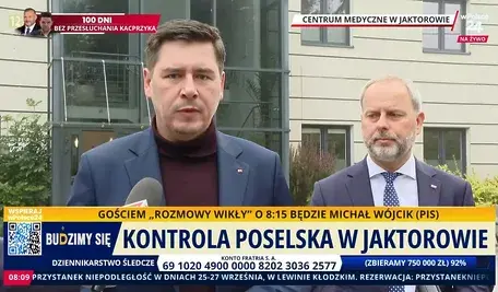 Posłowie Stefaniuk i Hreniak z interwencją poselską w Jaktorowie