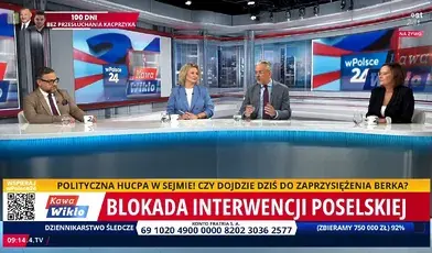 Studio telewizji wPolsce24