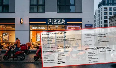 Rosyjska firma działa w centrum Warszawy