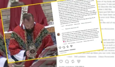 Przemienienie w kościele św. Gabriela Archanioła. Głębokie wzruszenie kapłana