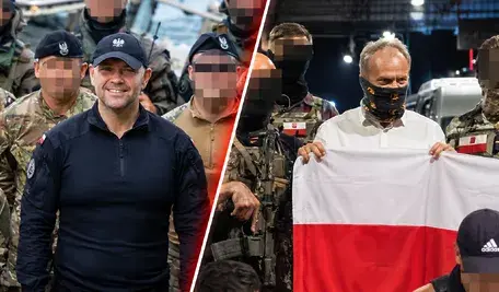 Donald Tusk zapozował do wspólnego zdjęcia z żołnierzami elitarnej jednostki GROM, co wywołało falę komentarzy i drwin w mediach społecznościowych.
