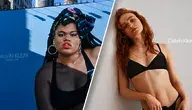 Zestawienie dwóch kampanii reklamowych Calvin Klein – wcześniejszej promującej inkluzywność oraz najnowszej z udziałem aktorki Sadie Sink.