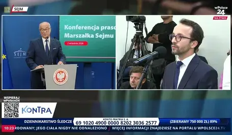 Marszałek Czarzasty atakuje telewizję wPosce24 i redaktora Pereirę