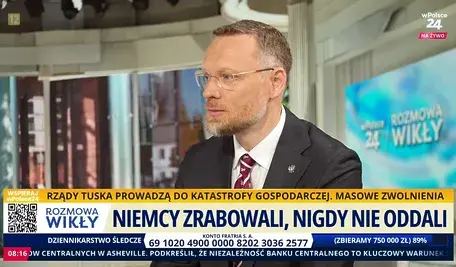 Zbigniew Bogucki na antenie telewizji wPolsce24