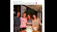 Pełna rodzina była dla Cindy Crawford wszystkim, czemu dawała wyraz w mediach społecznościowych. Tu, w czasie swoich urodzin z mężem, synem i córką