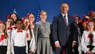 Prezydent Karol Nawrocki z żoną Martą na spotkaniu z przedstawicielami amerykańskiej Polonii